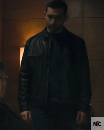 Malik Amar The Veil Black Leather Jacket