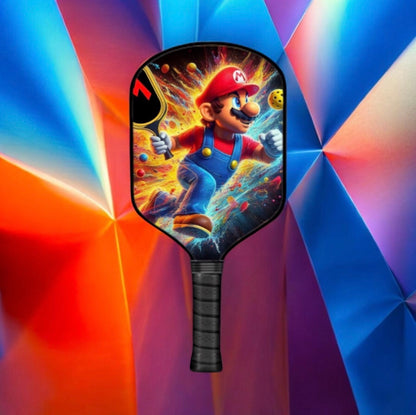 Mario - Mario Brothers - Pickleball Paddle