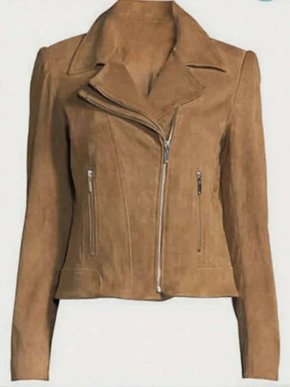 Marlena Evans Days of Our Lives Suede Leather Jacket