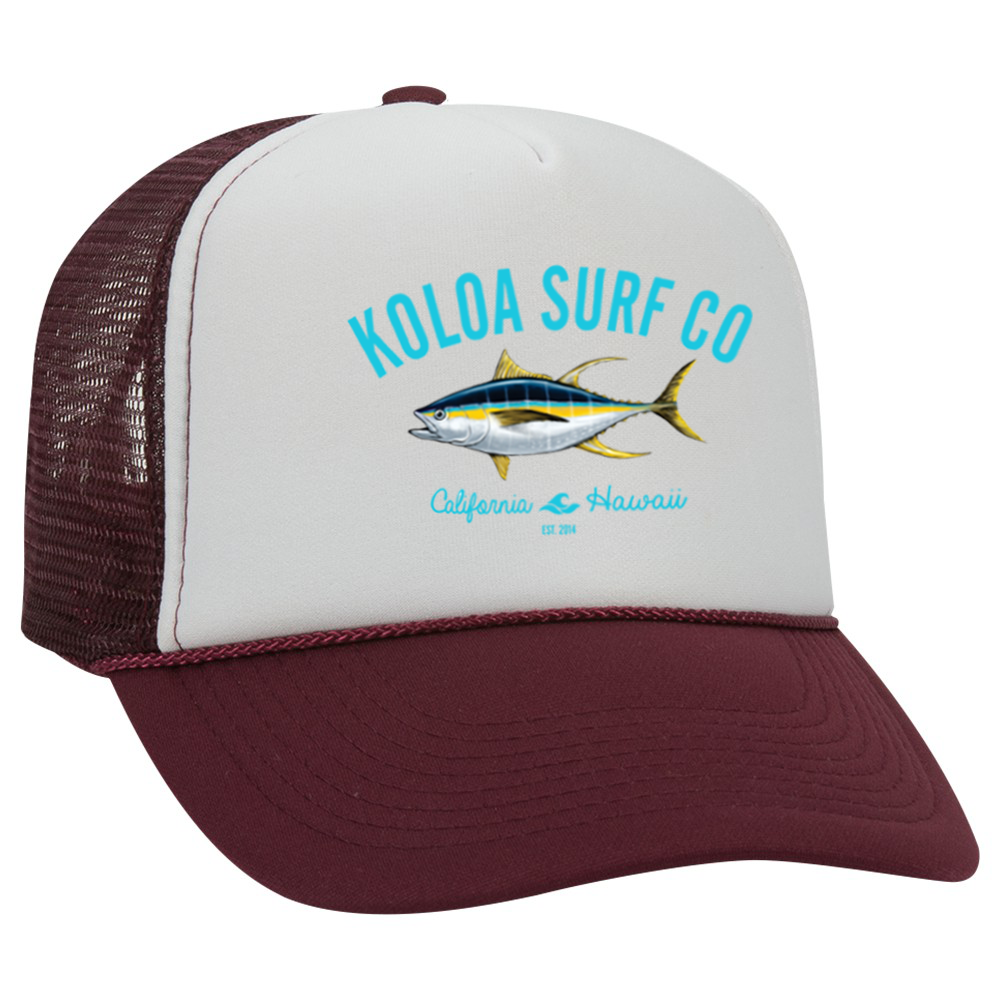Koloa Yellowfin Foam Trucker Hat