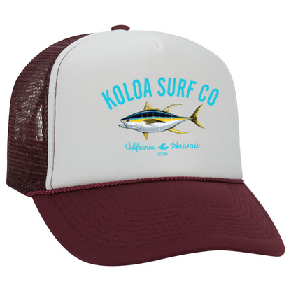 Koloa Yellowfin Foam Trucker Hat