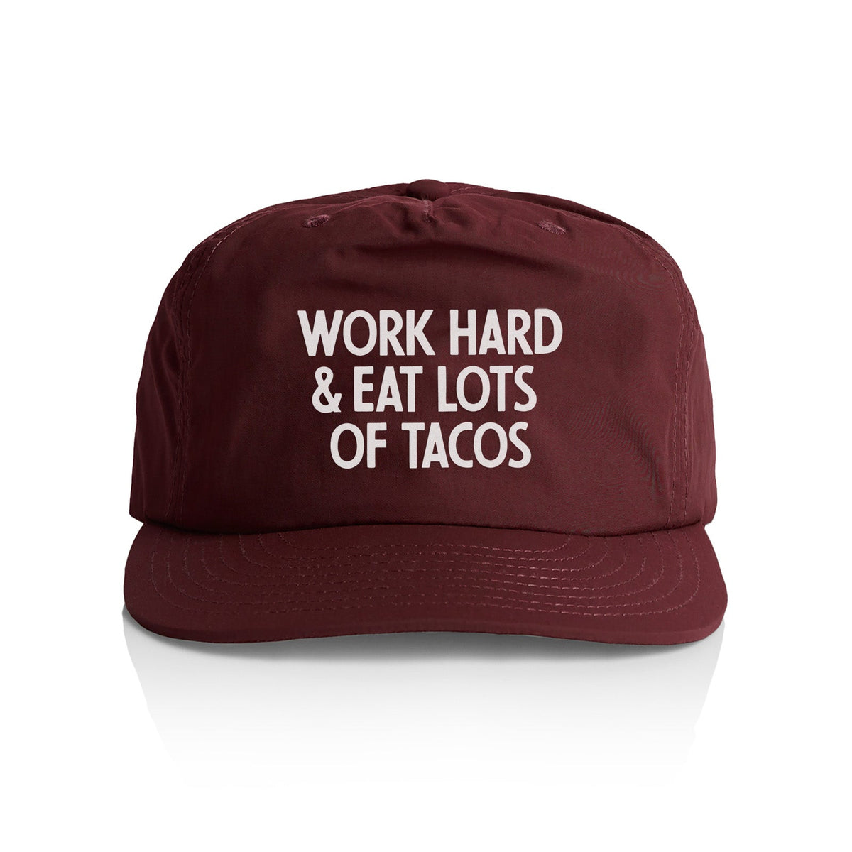Work Hard & Eat Tacos Nylon Snapback