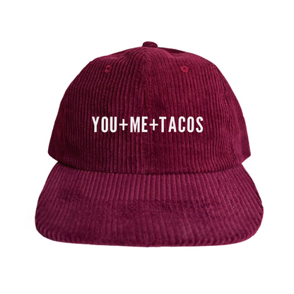 You + Me + Tacos Corduroy Cap