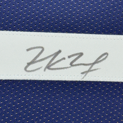 Framed Autographed/Signed Zack Martin 35x39 Dallas Thanksgiving Day Football Jersey Beckett BAS COA