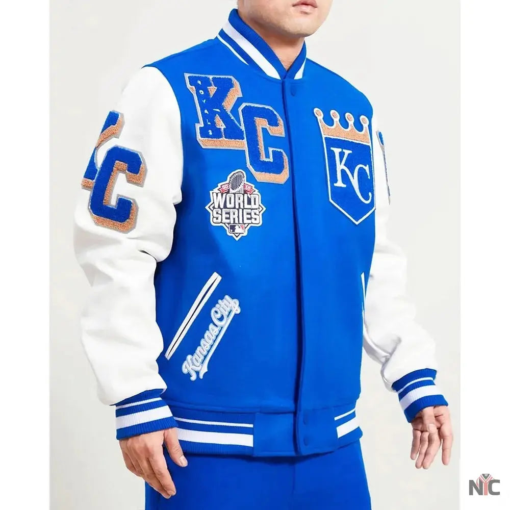 Mashup Kansas City Royals Varsity Jacket