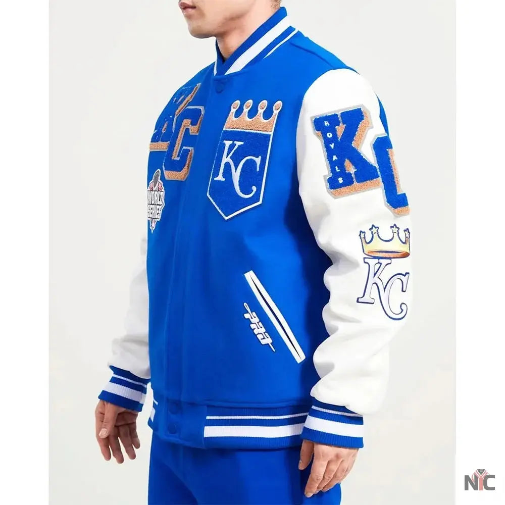 Mashup Kansas City Royals Varsity Jacket