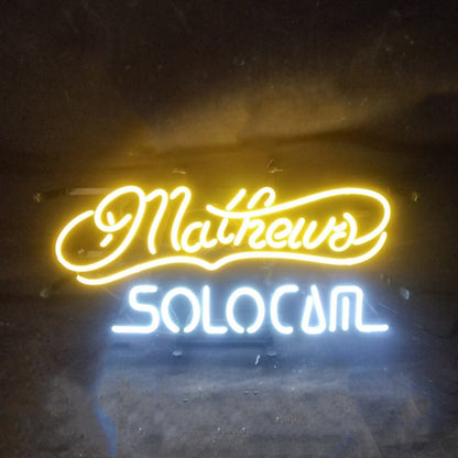 Mathews Solocom Neon Signs