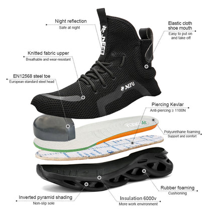 Maven Comfortable Lightweight Steel Toe Shoes