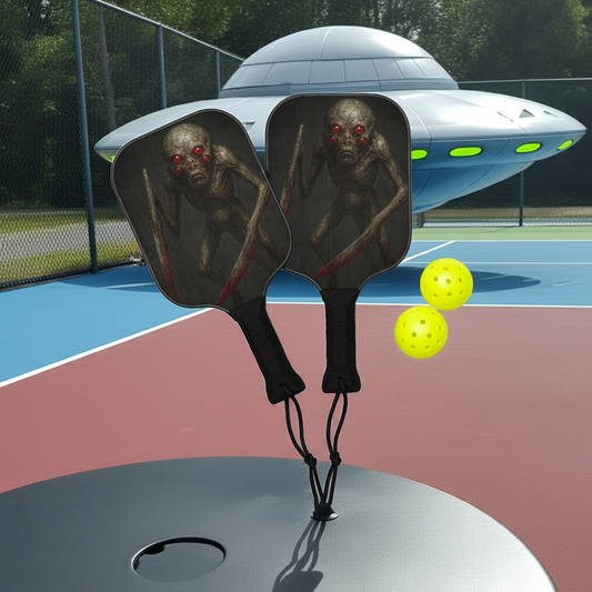 Alien Creature Pickleball paddle set