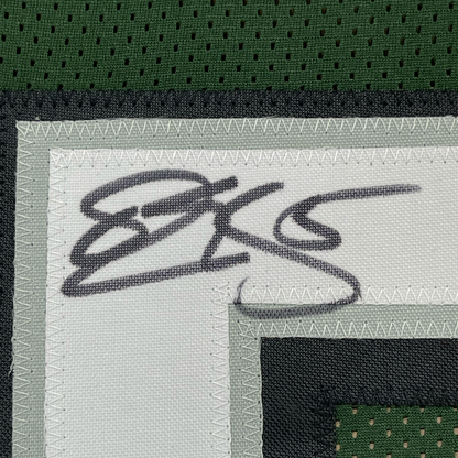 Framed Autographed/Signed Donovan McNabb 35x39 Philadelphia Green Football Jersey Beckett BAS COA