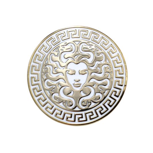 Medusa Enamel Pin - Greek Mythology Feminist Witch Lapel Pin