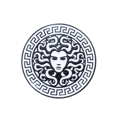 Medusa Enamel Pin - Greek Mythology Feminist Witch Lapel Pin
