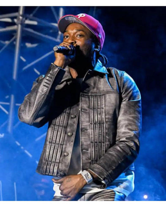 Meek Mill Roots Picnic 2025 Grey Jacket