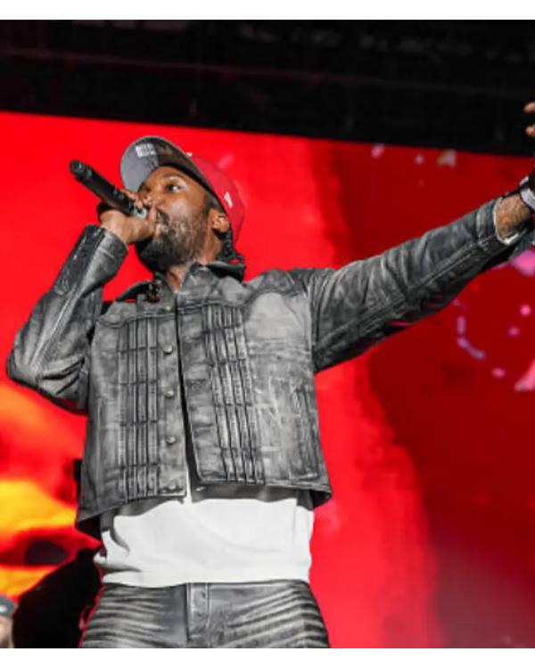 Meek Mill Roots Picnic 2025 Grey Jacket