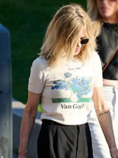 Meg Ryan Madrid 2025 White T-Shirt