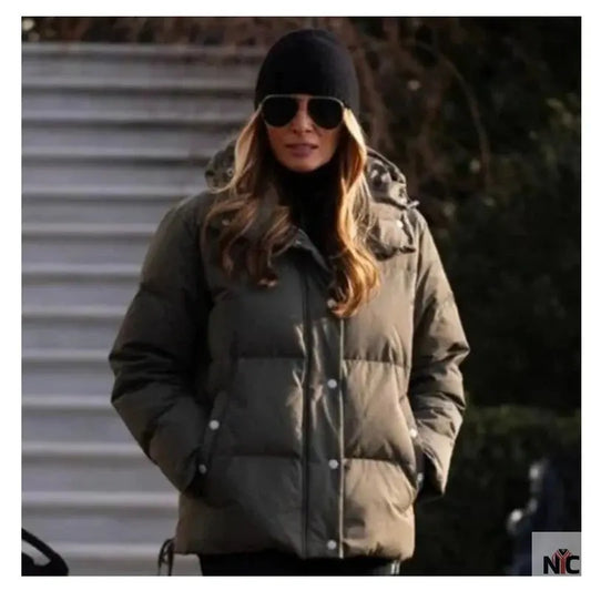Melania Trump Rag & Bone Puffer Jacket
