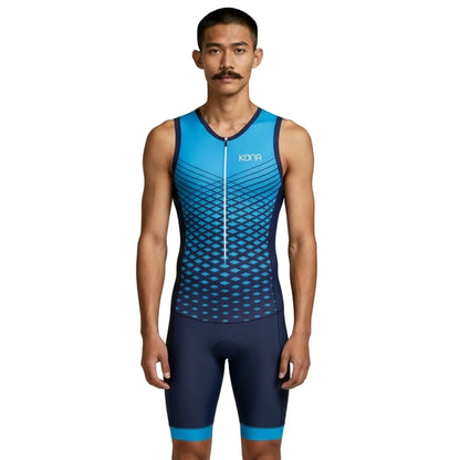 Men's Team Kona Triathlon Race Suit — Sleeveless Performance Tri Suit