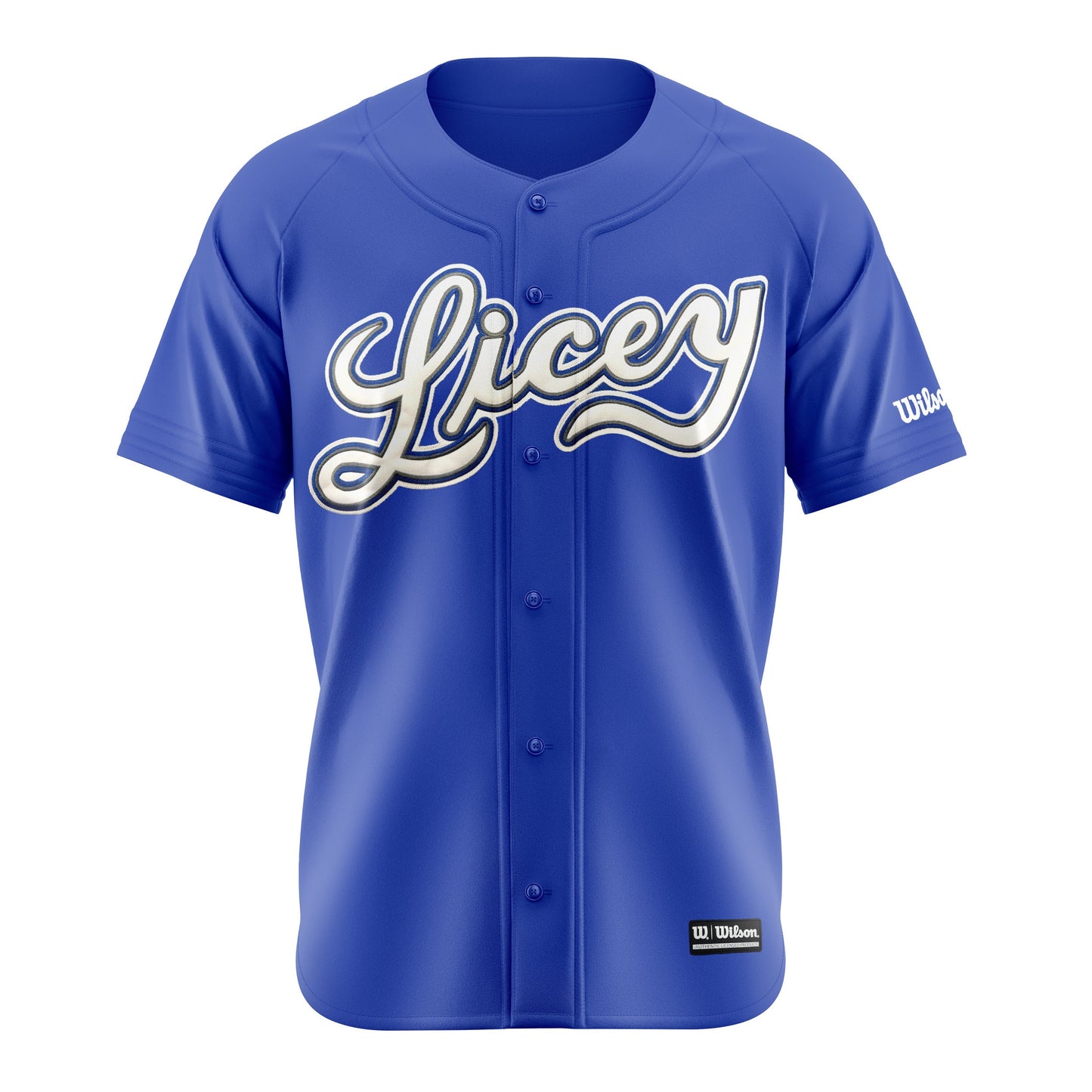 2025 - 2026 | Licey Baseball Jersey Solid Royal Blue Wilson - Tigres del Licey Men's Shirt