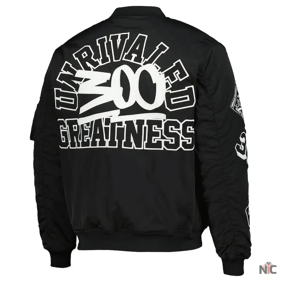 Men’s Black UFC 300 Full-Zip Bomber Jacket