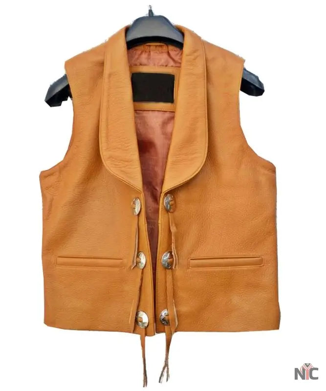 Men’s Bonanza Leather Vest