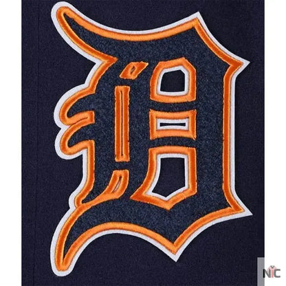 Men’s Detroit Tigers Mash Up Logo Varsity Full-zip Jacket