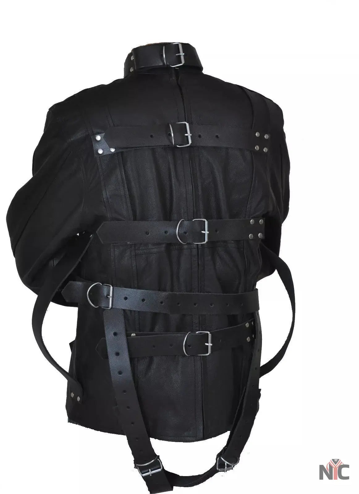Men’s Real Heavy Duty Leather Straight Jacket