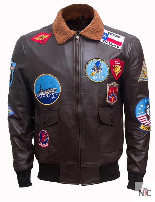 Men’s Top Gun Tom Cruise Leather Jacket