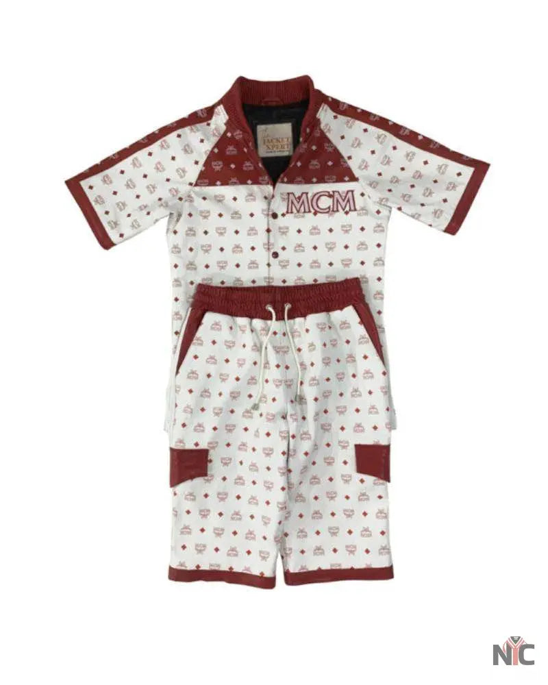 Men’s Vintage MCM Dapper Dan Mesh Short Suit
