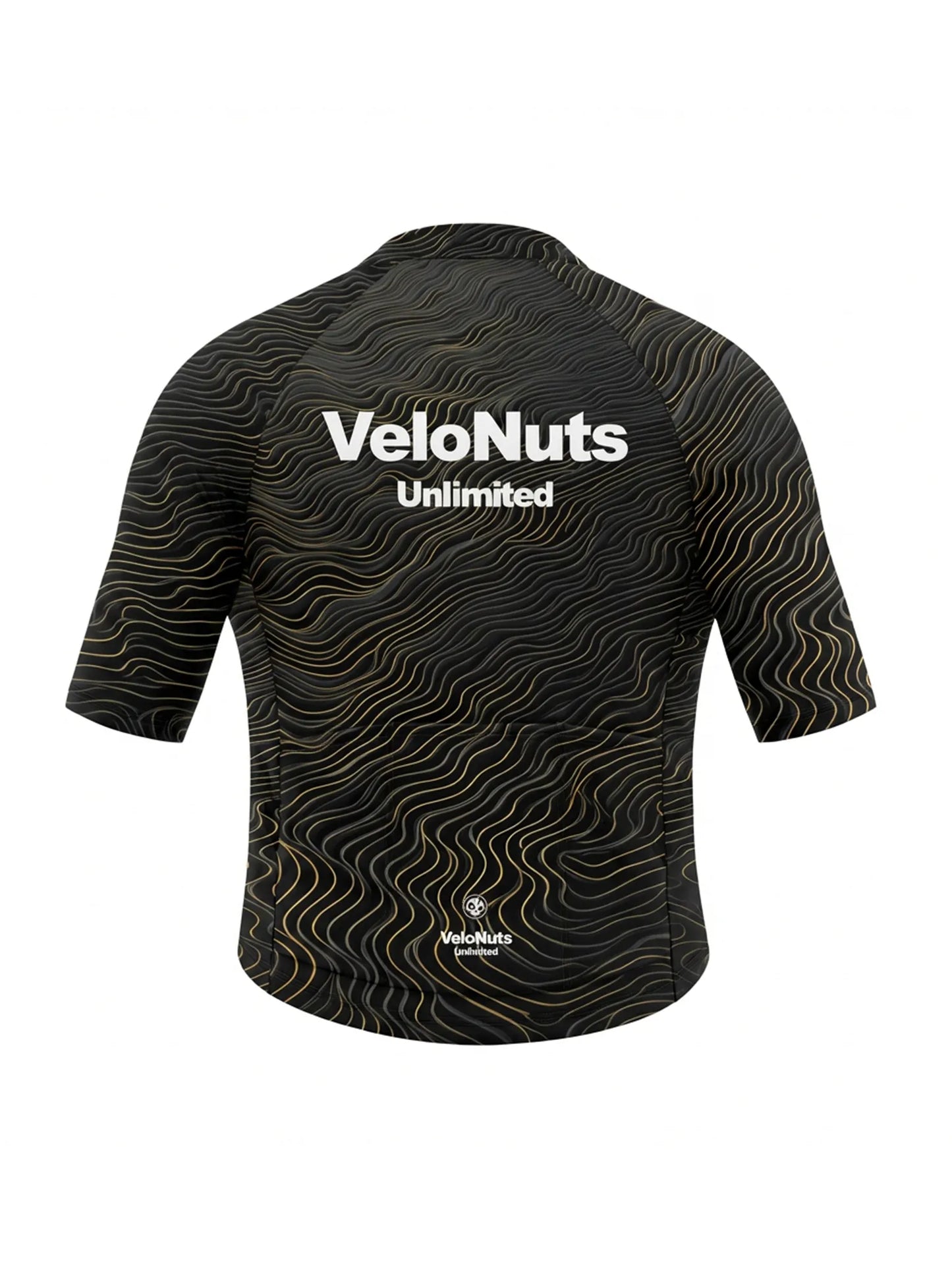 Men's Cycling Jersey-Gilded Waves