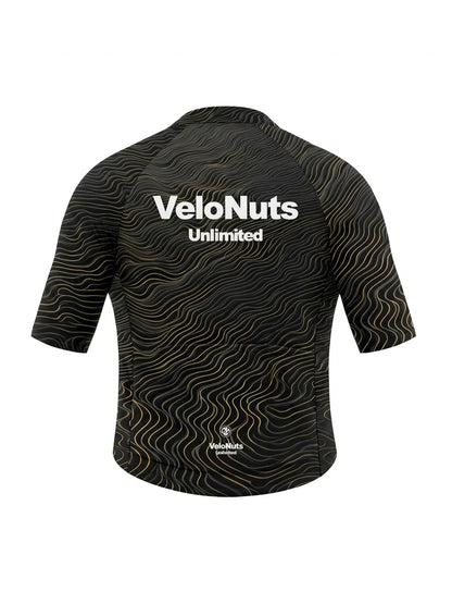 Men's Cycling Jersey-Gilded Waves