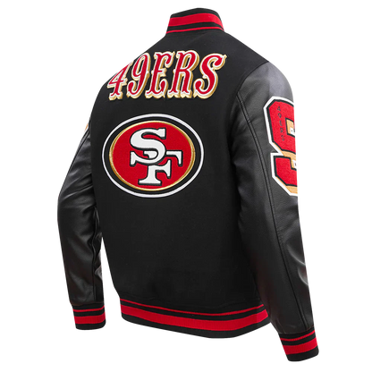 Men’s San Francisco 49ers Mashup Wool Varsity Jacket