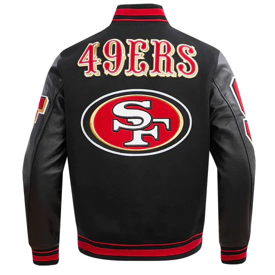 Men’s San Francisco 49ers Mashup Wool Varsity Jacket