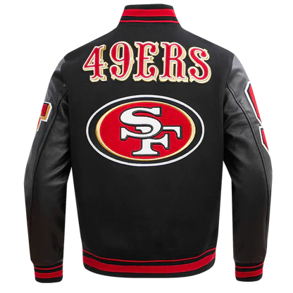 Men’s San Francisco 49ers Mashup Wool Varsity Jacket