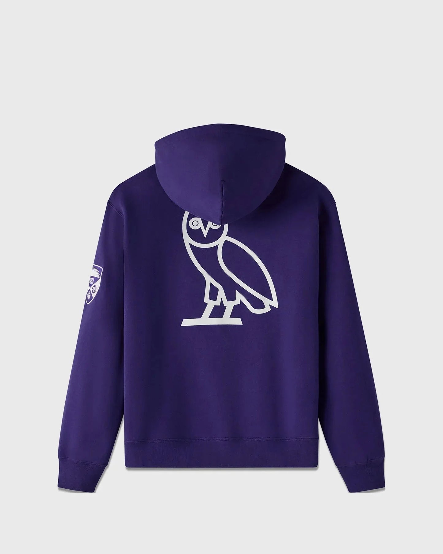 Unisex Campus Western Purple Fleece Hoodie