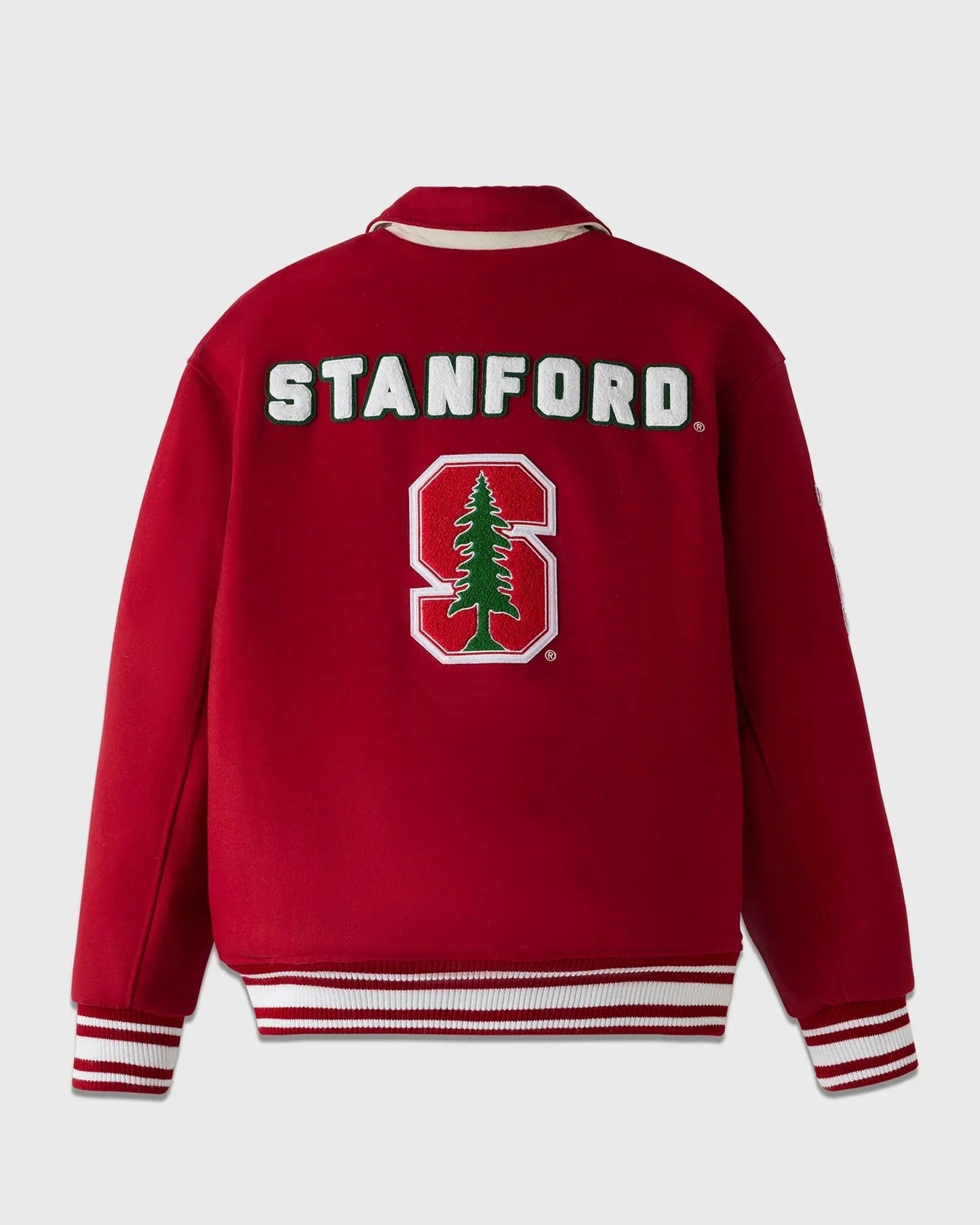Stanford Campus Red Varsity Jacket