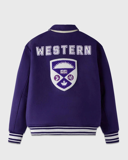 Unisex Western Campus Varsity Jacket