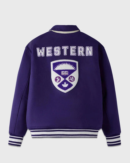 Unisex Western Campus Varsity Jacket