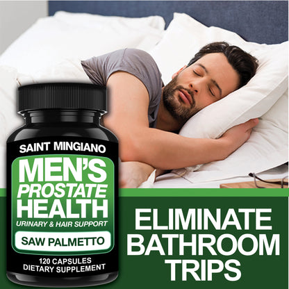 Men's Prostate Health - 120 Capsules of Advanced Prostate Supplements for Men with Saw Palmetto