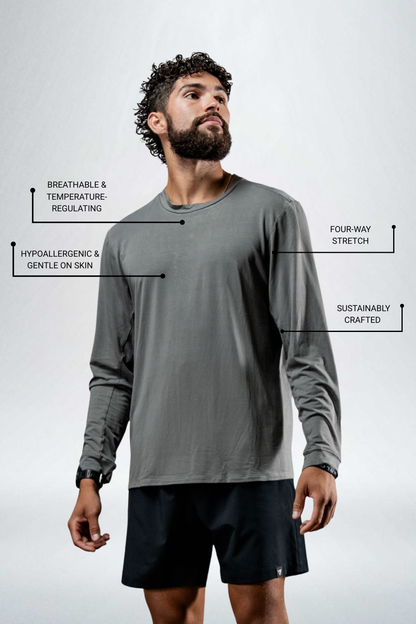 Men's Terra Recovery Field Shirt (Stone Gray)