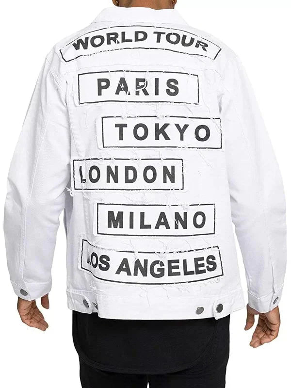Mens World Tour Denim Jacket