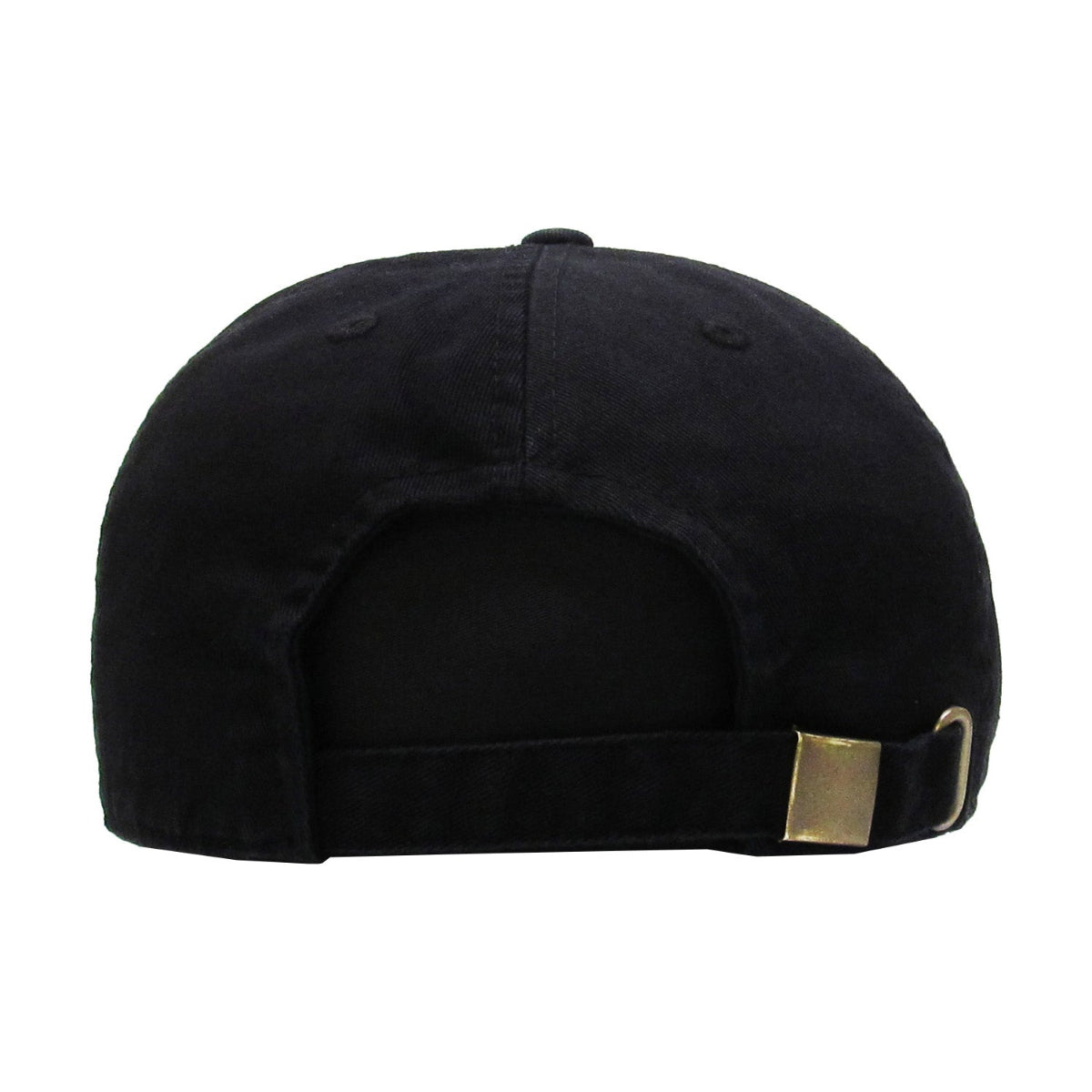 De lo mio embroidered  Logo Vintage Hats (Black / Metallic Gold)
