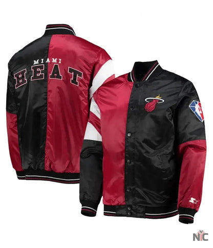 Miami Heat 75th Anniversary Leader Satin Jacket