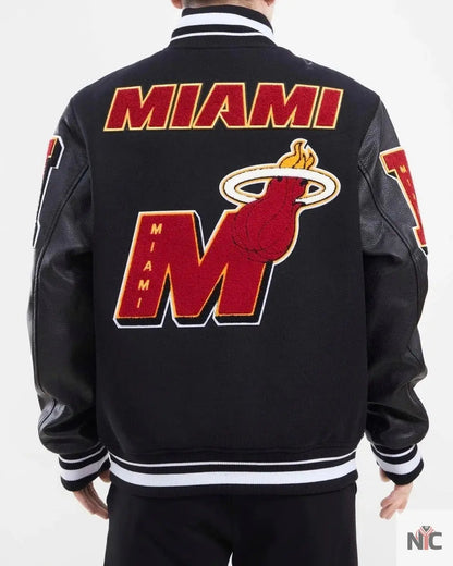 Miami Heat Mash Up Varsity Jacket