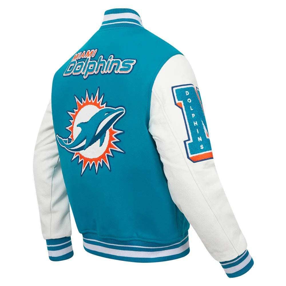 Miami Dolphins Mashup Varsity Jacket