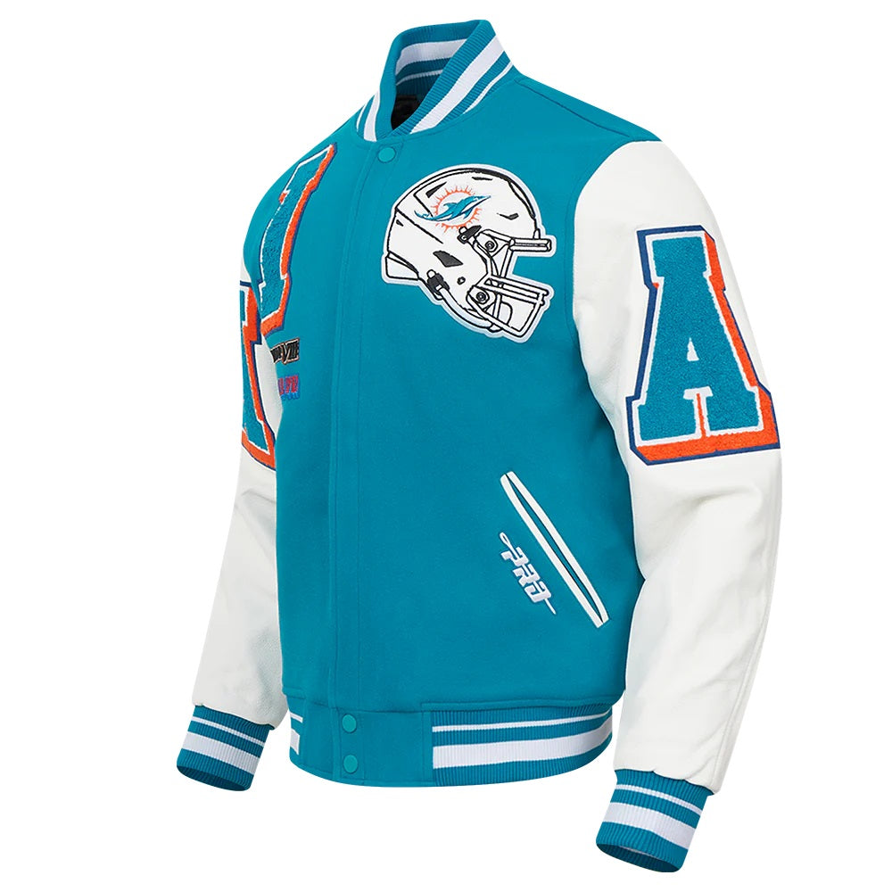 Miami Dolphins Mashup Varsity Jacket
