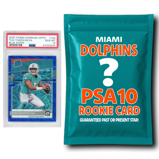 Miami Dolphins PSA 10 Graded Rookie Card Mystery Pack