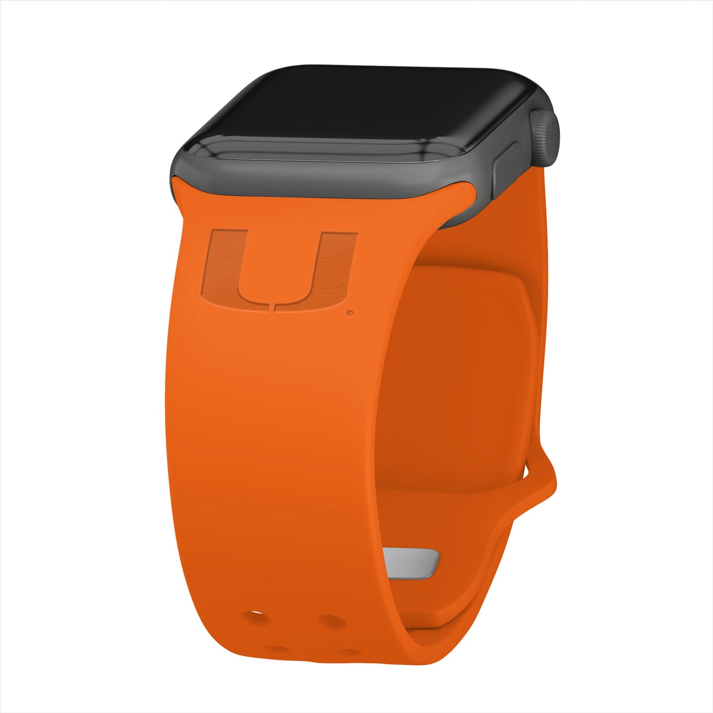 Miami Hurricanes Engraved Apple Watch Band