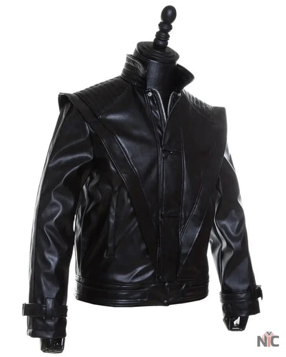 Michael Jackson Black Leather Thriller Jacket