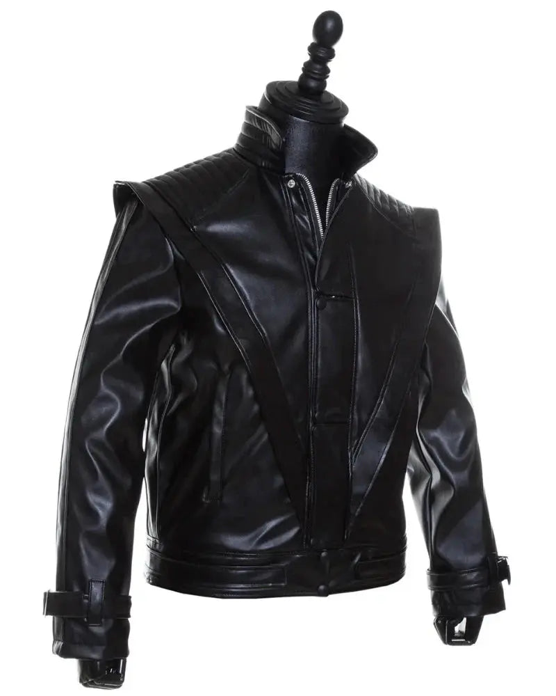 Michael Jackson Black Leather Thriller Jacket