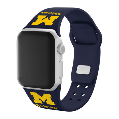 Michigan Wolverines Apple Watch Band